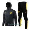 Chaqueta De Entrenamiento Con Capucha BVB Borussia Dortmund 2022-23 Gris - Hombre